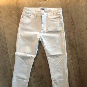 Just Black White Jeans